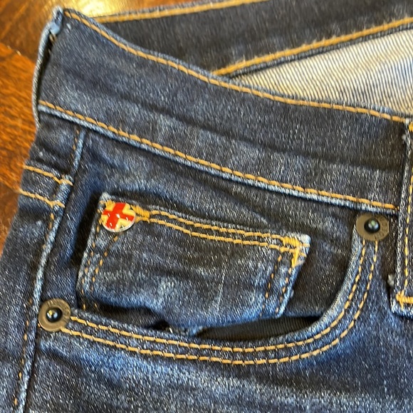 Hudson Jeans – Straight Cut, Dark Wash, Low Waist (Made in USA) - Picture 2 of 9